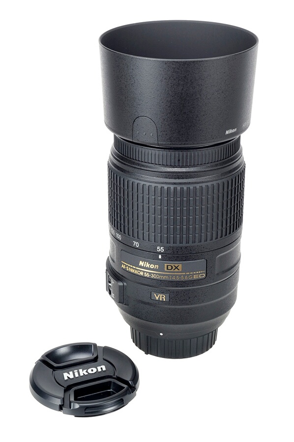 Objectif photo Nikon AFS DX NIKKOR 55300mm f/4.55.6G ED VR (3356604) Darty