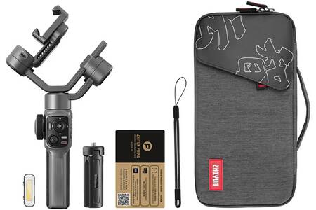 Stabilisateur 3 Axes Zhiyun Smooth 5S AI Officiel Pour Smartphone - Pliable, Avec Trépied, 625g - Neuf Sous Garantie