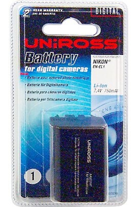 Batteries pour appareil photo