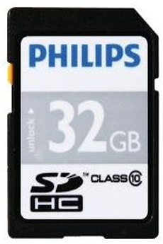 Carte mémoire SD Philips PHSD32GBHCCL10