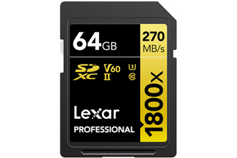 Carte mémoire SD Lexar Carte SD 1800x V60 64G0