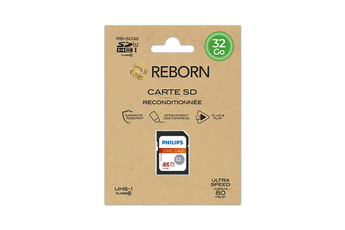 Carte mémoire SD Reborn SDXC Card Reconditionne 32GO