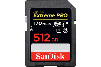 Carte mémoire SD Sandisk SD 512 Go Extreme Pro