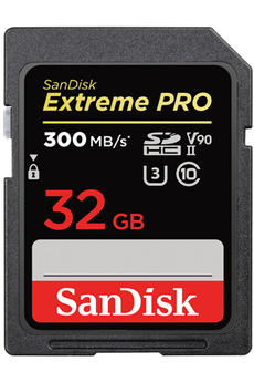 Carte mémoire SD Sandisk Carte Extreme PRO SDHC UHS-Il 32GB