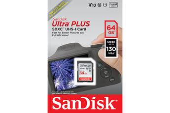 Carte mémoire SD Sandisk ULTRA PLUS 64G