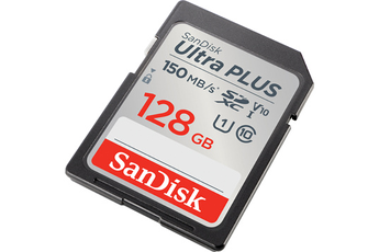 Carte mémoire SD Sandisk Carte SD Ultra+ SDXC 128 Go