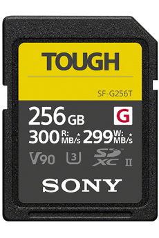 Carte mémoire SD Sony 256GB SF-G Series Tough