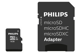SDHC UHS-I U1 16GB avec Adaptateur SD