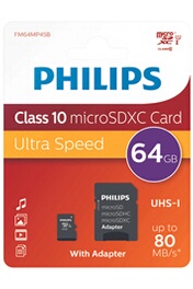 CARTE MICRO SD 64GB UHS 1