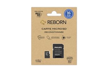 Carte mémoire micro SD Reborn Micro SD Reconditionnee 16GB Class
