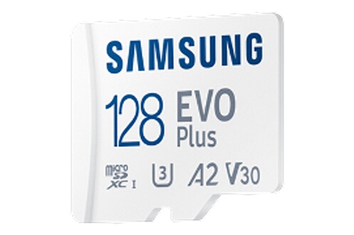 Samsung Carte Micro SD 128 Go Pro Plus avec adaptateur SD pas cher