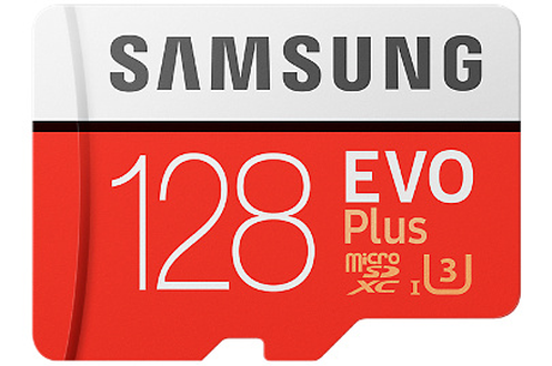 Carte mémoire micro SD Samsung MSD EVO PLUS 128 GO + ADAP - MB-MC128GA/EU