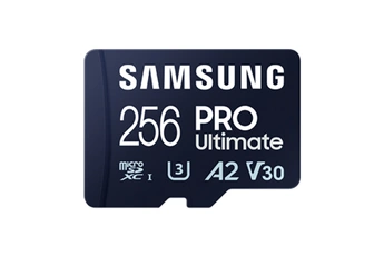 Carte mémoire micro SD Samsung PRO Ultimate 256 Go + lecteur USB