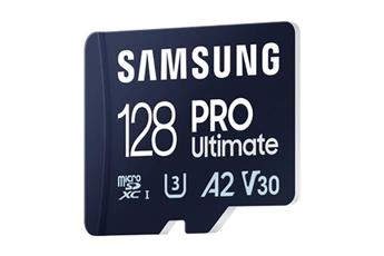 Carte mémoire micro SD Samsung PRO Ultimate 128 Go avec adaptateur SD