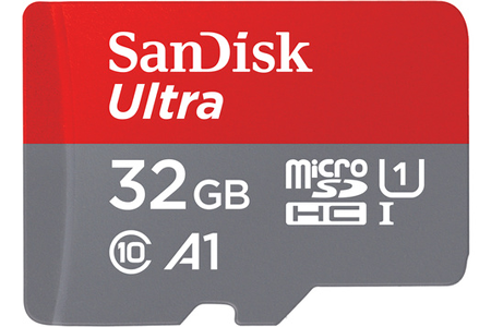 Carte mémoire micro SD Sandisk MICRO SD ULTRA A1 32 GB