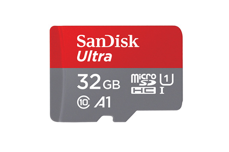 Carte mémoire micro SD Sandisk SanDisk - Carte mémoire Ultra Android microSDHC 32GB + SD Adapter + Memory Zone App 98MB/s A1 Class 10 UHS-I