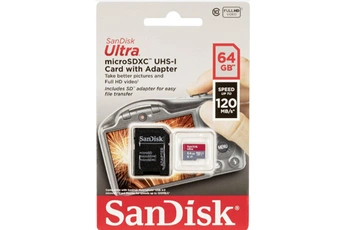 Carte mémoire micro SD Sandisk Micro SDX ULTRA A1 64GB