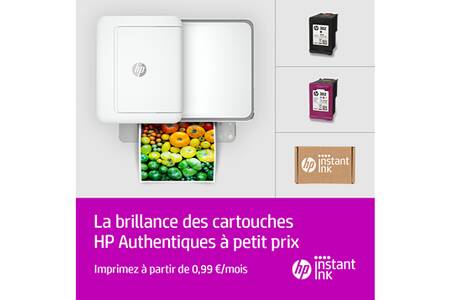 Cartouche Encre Couleur HP 301 Authentique - Pour Deskjet 1000 Tricolore