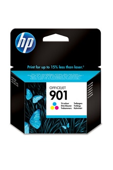 HP - HP 901 Cartouche d'Encre Trois Couleurs Authentique (CC656AE) pour HP OfficeJet 4500 / J4580 / J4680 / J4524