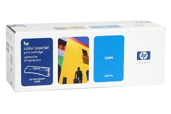 Toner HP cyan pour Color LaserJet 2550 - 2800 (123A)