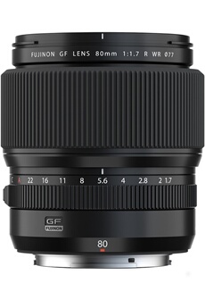 Fujifilm Gf 80Mm F/1.7 R Wr Noir