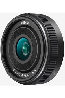 Panasonic - Objectif à Focale fixe Panasonic Lumix G 14mm f/2,5 II Noir