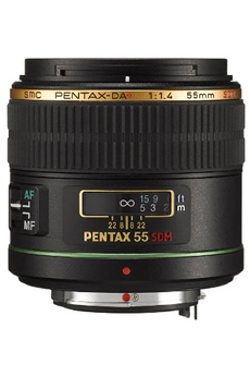 Pentax - Objectif à Focale fixe Pentax HD DA 55mm f/1,4 SDM
