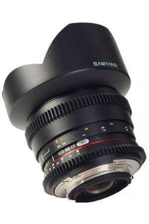 Objectif à Focale fixe Samyang 14mm /T3,1 VDSLR II pour CANON