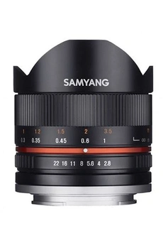 Samyang - Objectif à Focale fixe Samyang 8mm F/2.8 UMC Fisheye II pour Fuji X