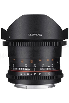 Samyang 8Mm F/T3.8 Vdslr Fisheye II pour Nikon