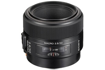 SONY Objectif reflex  A 50 mm f/2.8 Macro