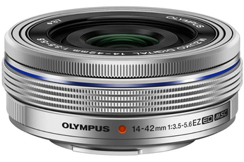 Objectif zoom Olympus ED 14-42mm F/3.5-5.6 EZ PANCAKE Silver