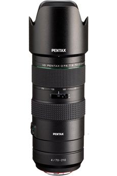 Objectif zoom Pentax HD-FA 70-210mm F/4 ED SDM WR noir