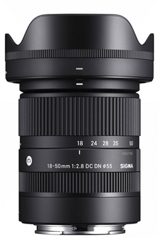 Objectif zoom Sigma 18-50mm F/2.8 DC DN Contemporary pour Fuji X
