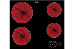 Plaque vitro 3 feux noir whirlpool ❘ Bricoman