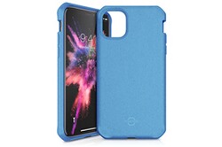 1001 Coques Coque silicone gel Apple iPhone 11 motif Marbre Bleu Pailleté -  Coque téléphone - LDLC