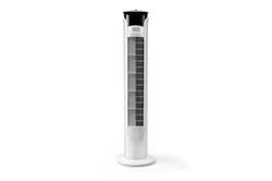 Ventilateur colonne argent/noir 50 Watts H107cm - RETIF