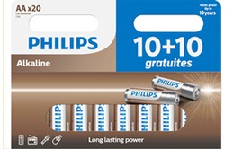 Pile Philips Lot de 32 piles AAA (4 packs de 4+4) - DARTY Réunion