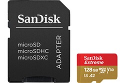 Carte SD SanDisk 128 Go Micro Extreme 4K pour GoPro Hero 12 11 10 9 8 7 6 5  noir