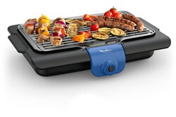 Barbecue électrique BBQ-9493, 2400W, 10kg, couvercle avec affichage de la  température, thermostat et roulettes - Barbecue - Achat & prix