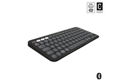 Ewent EW3168 clavier pour tablette Argent, Blanc Bluetooth AZERTY Belge
