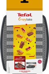 Tefal Moule à tarte Crispy Bake 27 cm, Noir