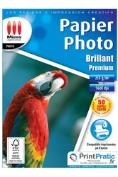 Papier Photo Brillant A4 - Maxi Pack - 170 g/m² - 50 Feuilles