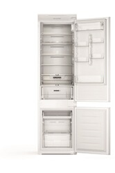 Réfrigérateur frigo combiné inox 339l froid brassé less frost WHIRLPOOL  1163316 Pas Cher 