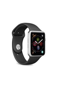 Accessoire pour téléphone mobile Puro Bracelet silicone Apple Watch 42-44 mm S/M/L Noir
