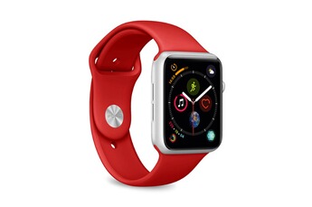 Accessoire pour téléphone mobile Puro Bracelet silicone Apple Watch 38-40mm S/M/L Rouge