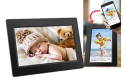 Cadre Photo Numérique DENVER PFF-1037BLACK 10.1" Écran Tactile Wi-Fi Avec Application Frameo