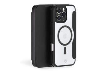 Coque et étui téléphone mobile Forcecase Folio AVEC Magsafe POUR IPHONE 16 Pro Max Noir