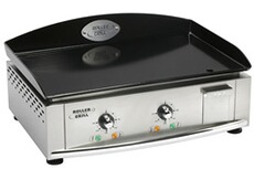 Plancha émaillée électrique Roller Grill, modèle double