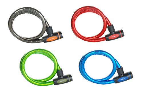 Antivol Masterlock Antivol Velo Cable articule 1m x Ø 18mm - Coloris  aléatoire - 8228EURDPRO